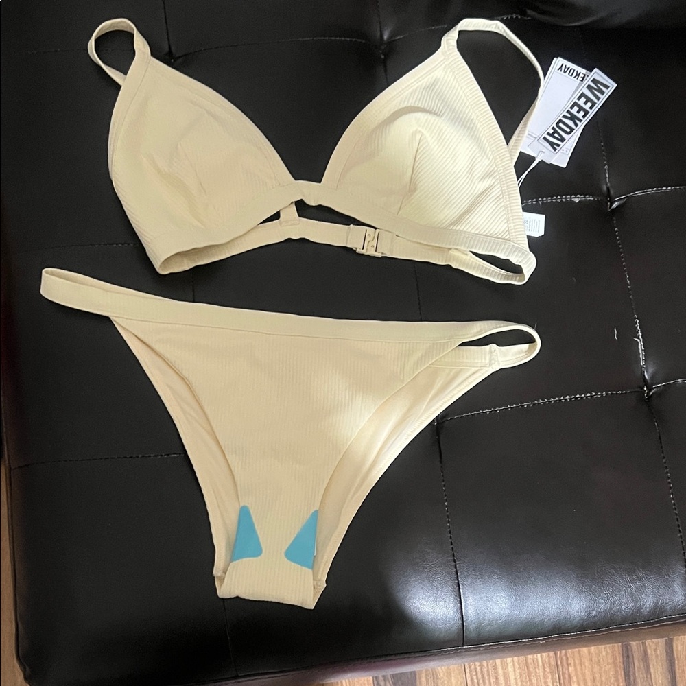 Cream Bikini Set
